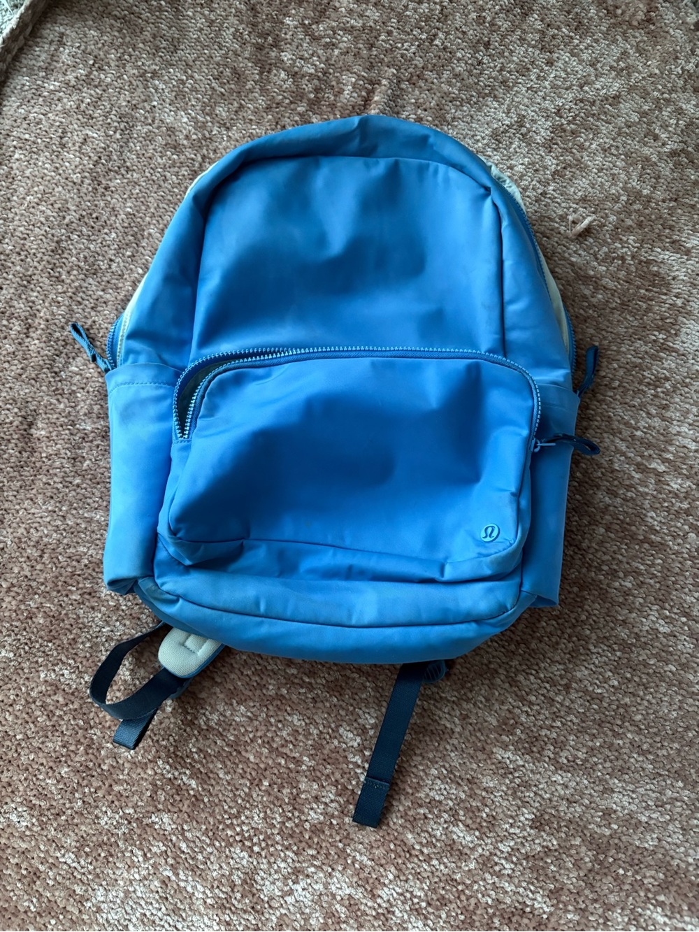 Lululemon Backpack Blue Lightweight Everyday Gym Travel Bag